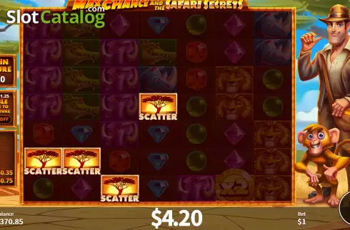Οθόνη7. Max Chance and the Safari Secrets Κουλοχέρης