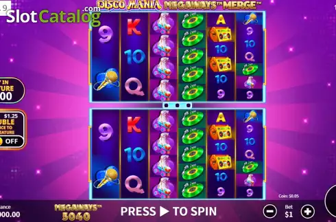 Οθόνη3. Disco Mania Megaways Merge Κουλοχέρης