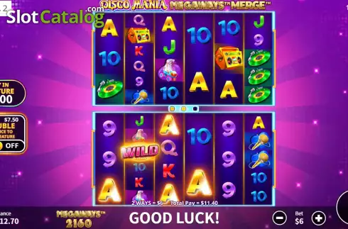 Οθόνη4. Disco Mania Megaways Merge Κουλοχέρης
