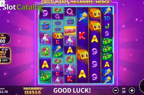 Οθόνη5. Disco Mania Megaways Merge Κουλοχέρης