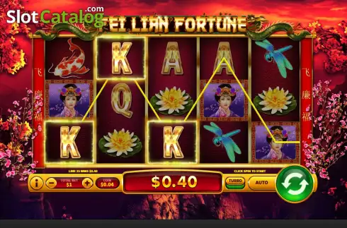 Οθόνη3. Fei Lian Fortune Κουλοχέρης 