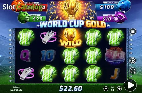 Οθόνη6. World Cup Gold Κουλοχέρης 