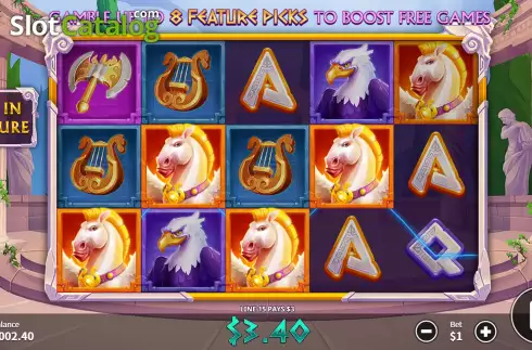 Οθόνη5. Zeus Kingdom of Riches Κουλοχέρης