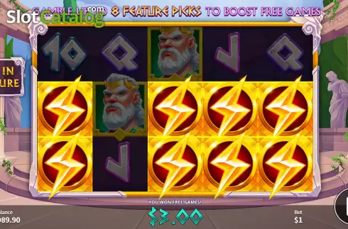 Οθόνη6. Zeus Kingdom of Riches Κουλοχέρης