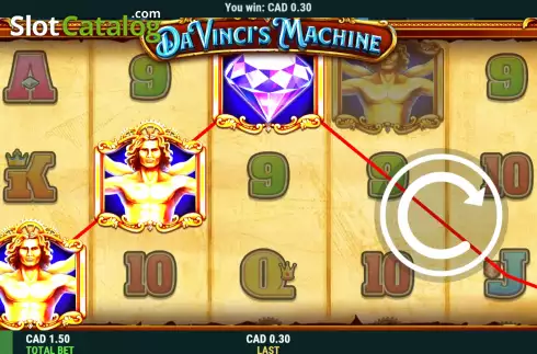 Οθόνη3. Da Vinci's Machine Κουλοχέρης
