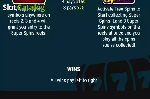 Οθόνη6. Super Spins Harlequin Wins Κουλοχέρης