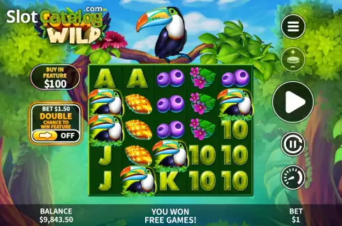 Οθόνη7. Toucan Wild Κουλοχέρης