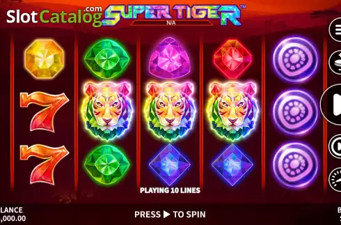 Οθόνη3. Super Tiger Κουλοχέρης