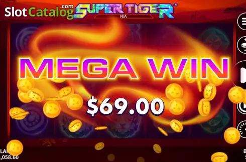 Οθόνη9. Super Tiger Κουλοχέρης