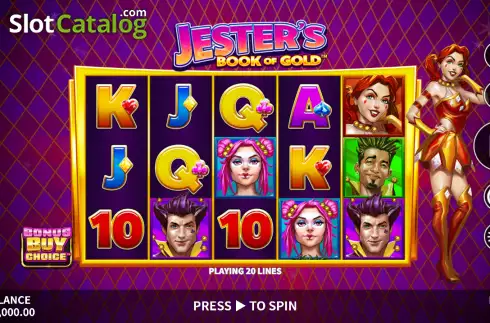 Οθόνη2. Jester's Book of Gold Κουλοχέρης