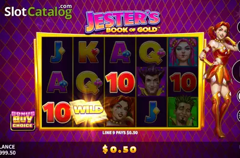 Οθόνη3. Jester's Book of Gold Κουλοχέρης