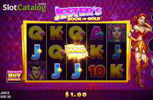 Οθόνη4. Jester's Book of Gold Κουλοχέρης