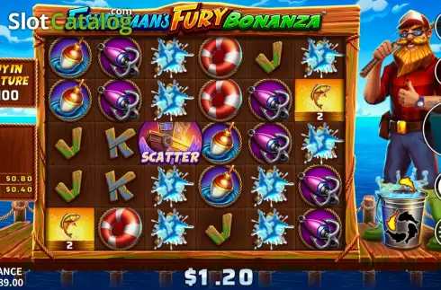 Οθόνη3. Fisherman's Fury Bonanza Κουλοχέρης