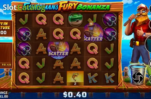 Οθόνη4. Fisherman's Fury Bonanza Κουλοχέρης