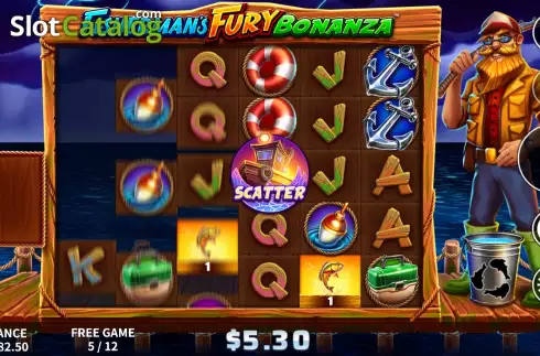 Οθόνη6. Fisherman's Fury Bonanza Κουλοχέρης