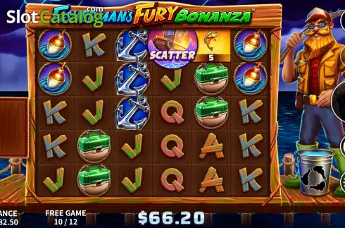 Οθόνη7. Fisherman's Fury Bonanza Κουλοχέρης