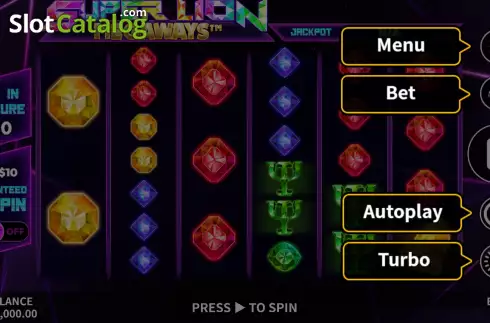 Οθόνη2. Super Lion Megaways Κουλοχέρης