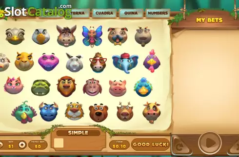 Οθόνη2. Jogo do Bicho Bingo Κουλοχέρης