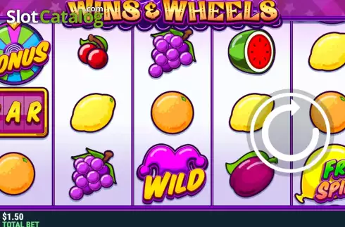 Οθόνη2. Wins & Wheels Κουλοχέρης