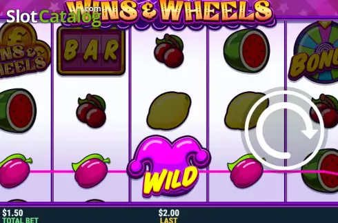 Οθόνη3. Wins & Wheels Κουλοχέρης