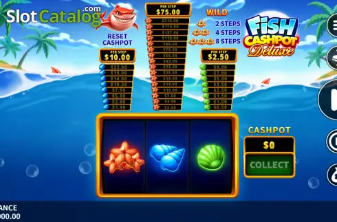Οθόνη2. Fish Cashpot Deluxe Κουλοχέρης
