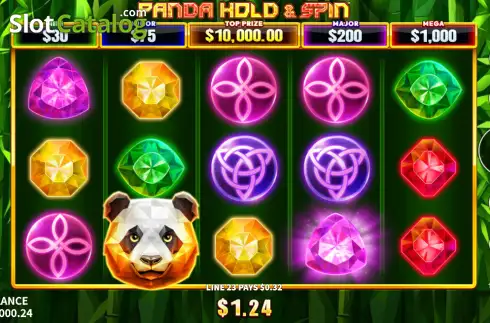 Οθόνη3. Panda Hold & Spin Κουλοχέρης