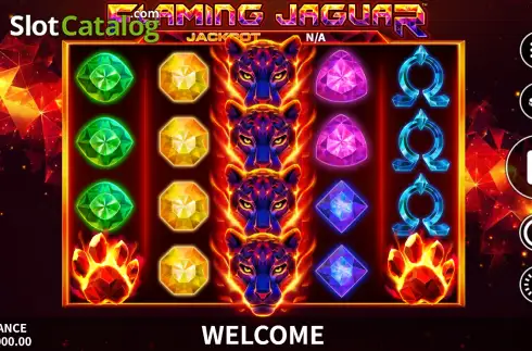 Οθόνη2. Flaming Jaguar Κουλοχέρης