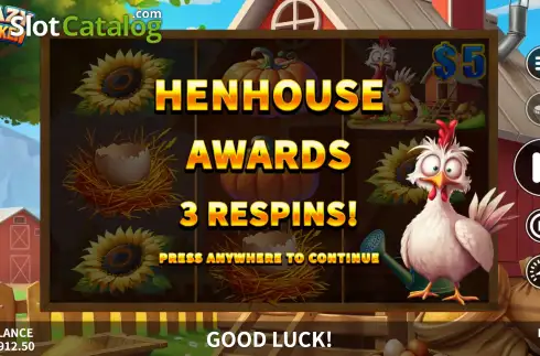 Οθόνη8. Crazy Chicken Κουλοχέρης