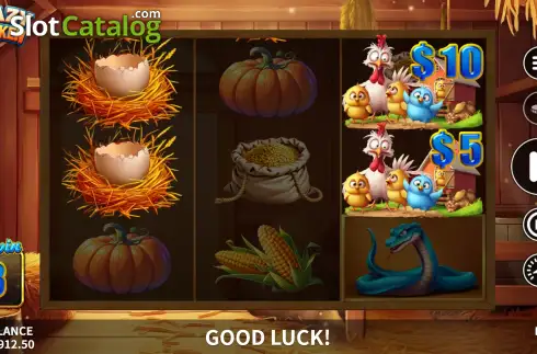 Οθόνη9. Crazy Chicken Κουλοχέρης