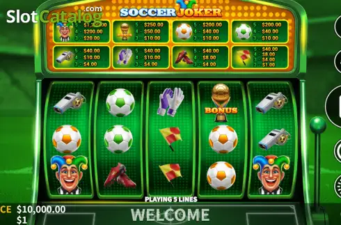 Οθόνη2. Soccer Joker Κουλοχέρης