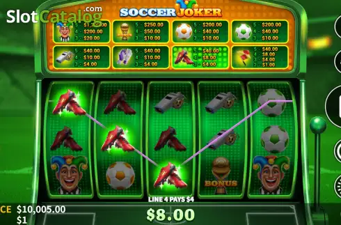 Οθόνη3. Soccer Joker Κουλοχέρης