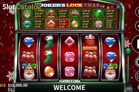 Οθόνη2. Joker’s Luck Xmas Κουλοχέρης