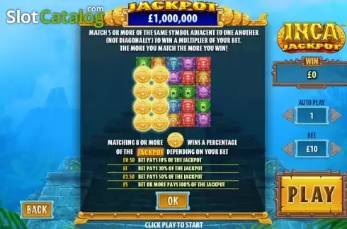 Οθόνη5. Inca Jackpot Κουλοχέρης