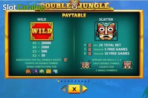 Οθόνη5. Double Jungle Κουλοχέρης