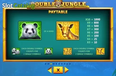 Οθόνη7. Double Jungle Κουλοχέρης