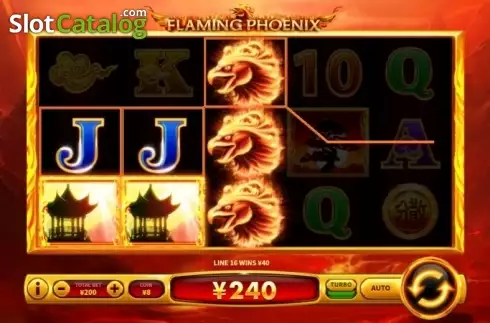 Οθόνη4. Flaming Phoenix (Skywind Group) Κουλοχέρης