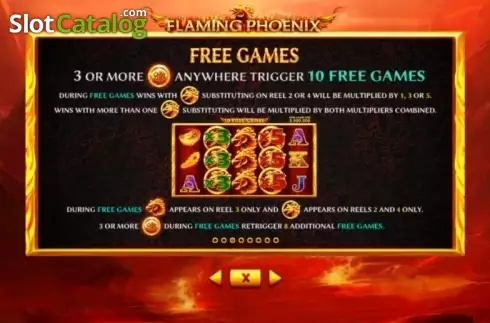 Οθόνη7. Flaming Phoenix (Skywind Group) Κουλοχέρης