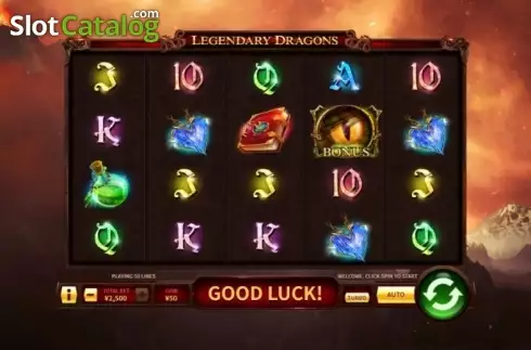 Οθόνη2. Legendary Dragons Κουλοχέρης