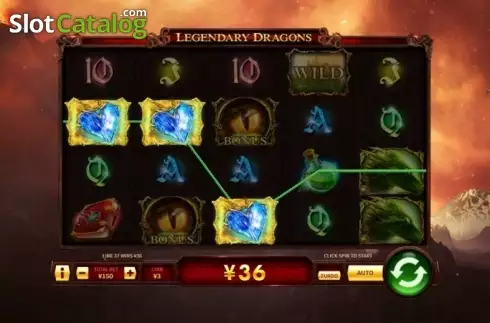 Οθόνη3. Legendary Dragons Κουλοχέρης