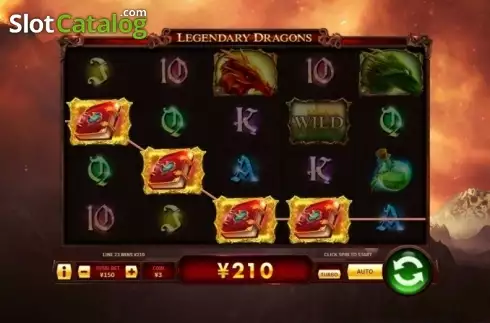 Οθόνη4. Legendary Dragons Κουλοχέρης