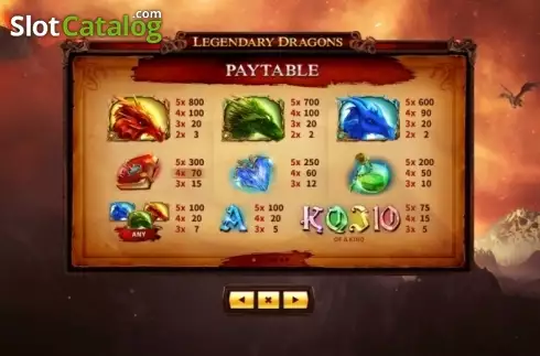 Οθόνη6. Legendary Dragons Κουλοχέρης