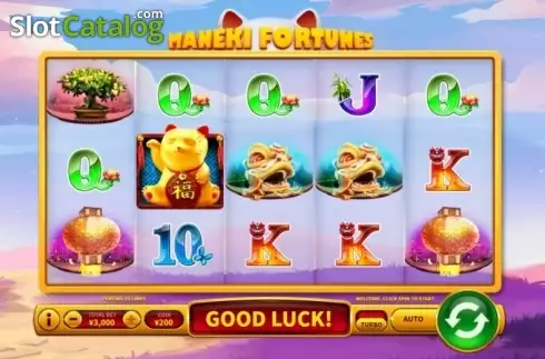 Οθόνη2. Maneki Fortunes Κουλοχέρης 
