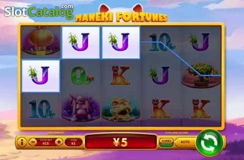 Οθόνη3. Maneki Fortunes Κουλοχέρης 