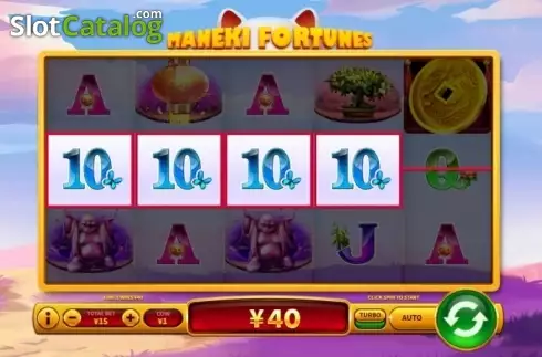 Οθόνη4. Maneki Fortunes Κουλοχέρης 