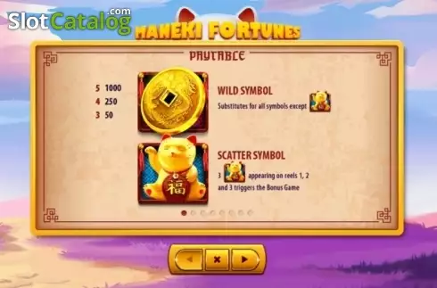 Οθόνη5. Maneki Fortunes Κουλοχέρης 