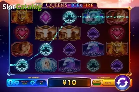 Οθόνη4. Queens of Ice and Fire Κουλοχέρης