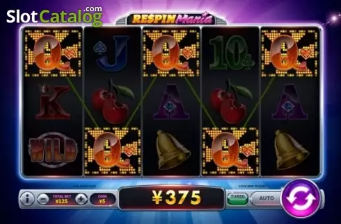 Οθόνη3. Respin Mania Κουλοχέρης 