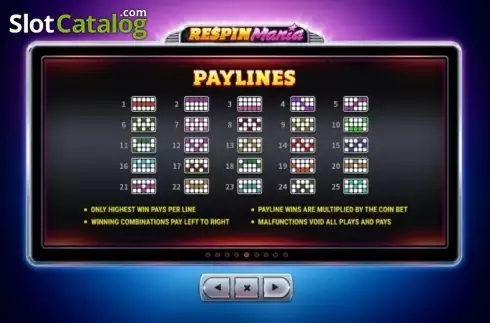 Οθόνη8. Respin Mania Κουλοχέρης 