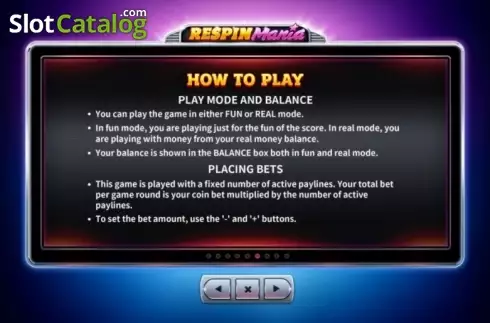 Οθόνη9. Respin Mania Κουλοχέρης 
