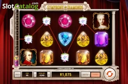 Οθόνη3. Symphony of Diamonds Κουλοχέρης